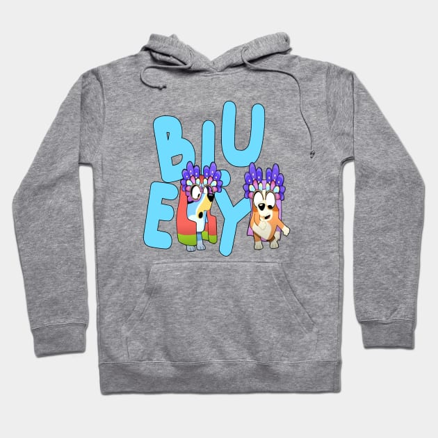 Bluey Funny Animated Movie Hoodie by Justine Nolanz